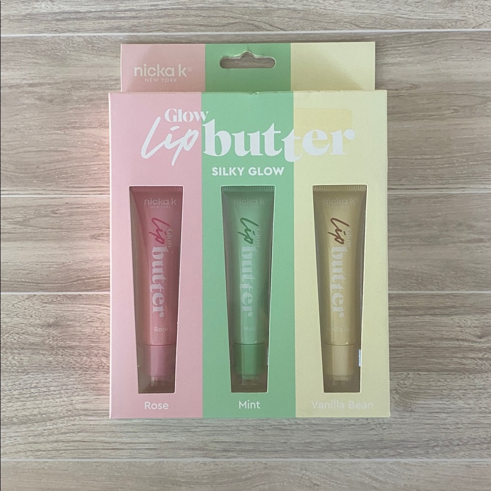 NICKA K New York Glow Lip Butter Set of 3